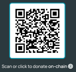 On-chain donation QR